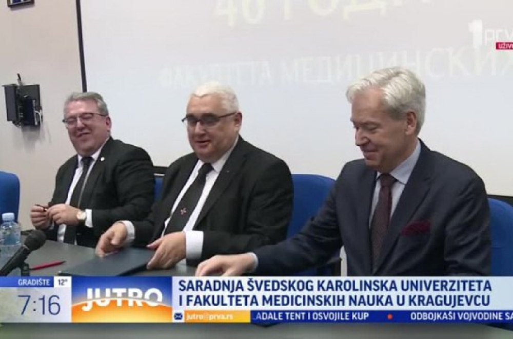 Saradnja švedskog i kragujevačkog fakulteta VIDEO