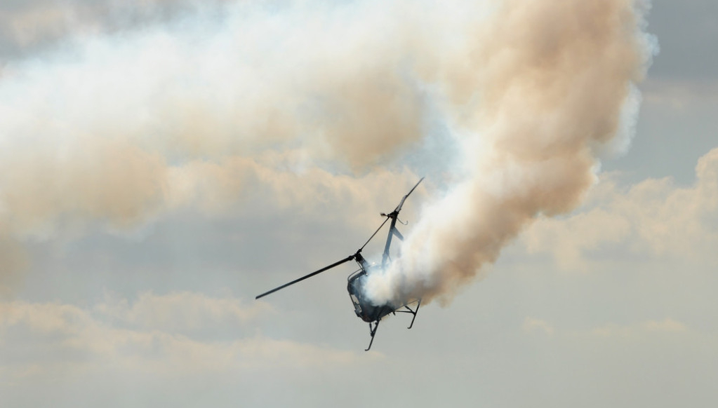 Srušio se helikopter, izbio veliki plamen: Mrtvi su FOTO/VIDEO