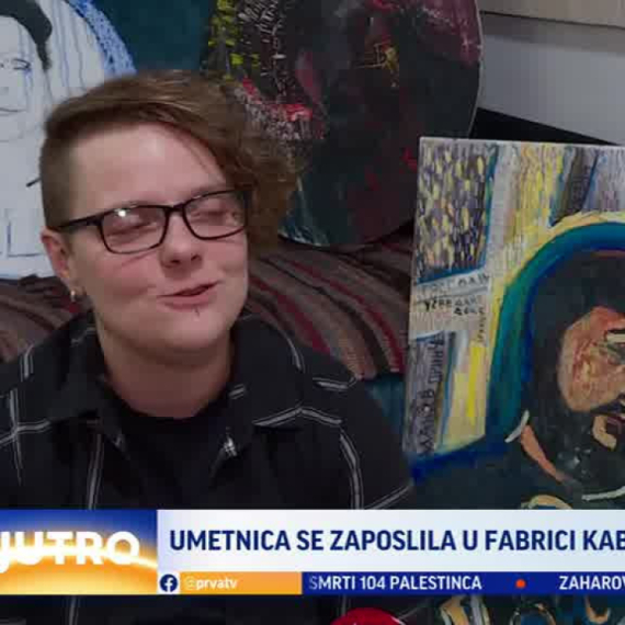 Niška slikarka pronašla drugu profesiju: Vidi umetnost i u tome VIDEO