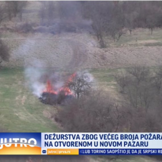 Udvostručen broj požara na otvorenom: Uvedena dežurstva u Novom Pazaru VIDEO