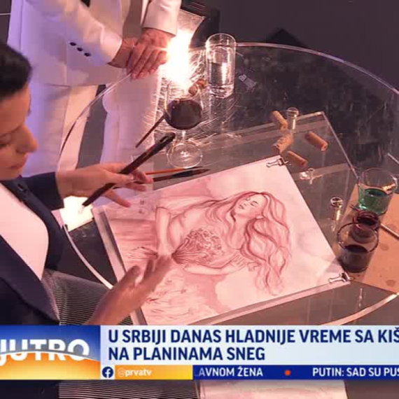 Mira Kovačević, žena koja slika vinom: "Ima nas samo stotinak u svetu" VIDEO