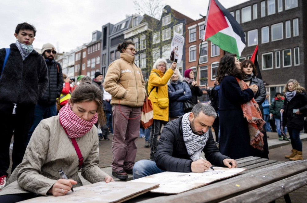 Protesti u Amsterdamu: Jevreji protiv genocida FOTO