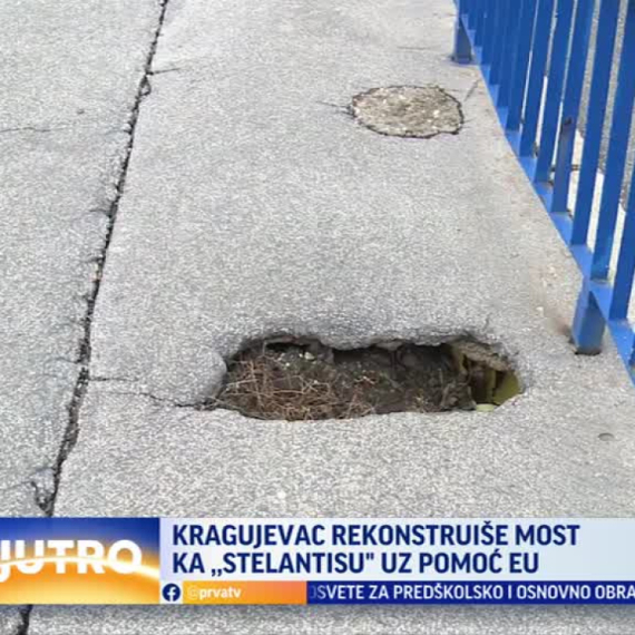 Kragujevac rekonstruiše most ka "Stelantisu" uz pomoć EU VIDEO
