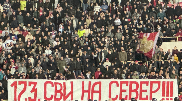 "17. 3. svi na sever" – "delije" zovu na Radnički 1923
