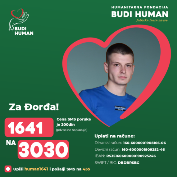 Pomozimo Đorđu! Sredstva su mu potrebna za odlazak na operaciju