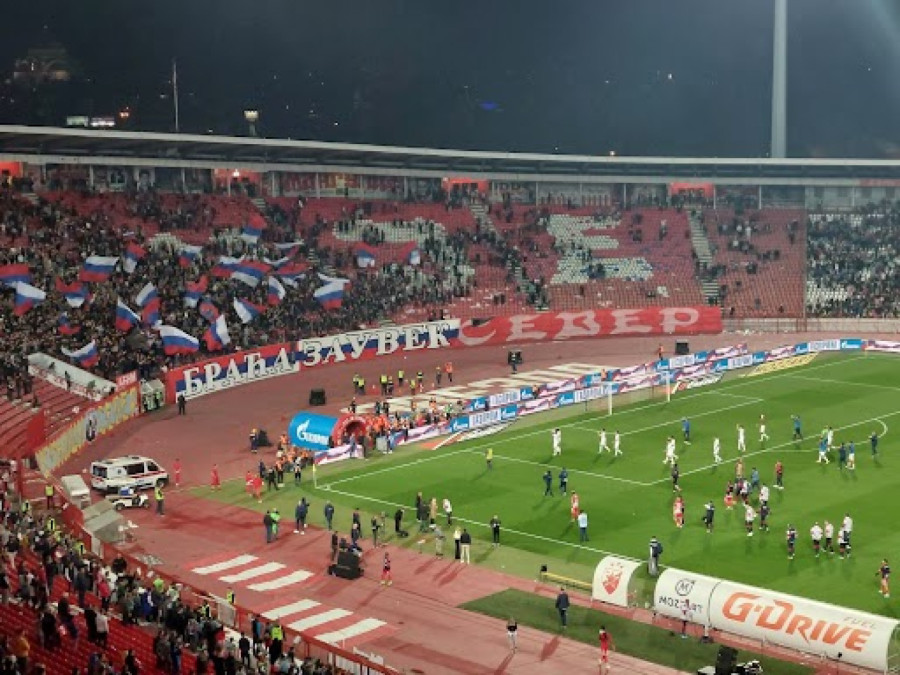 Delije pozdravile fudbalere Zenita  FOTO