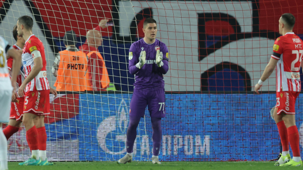 Zvezdin treći golman brani protiv OFK Beograda