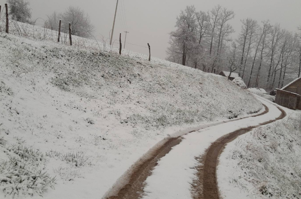 Temperature drop: Snow in April?