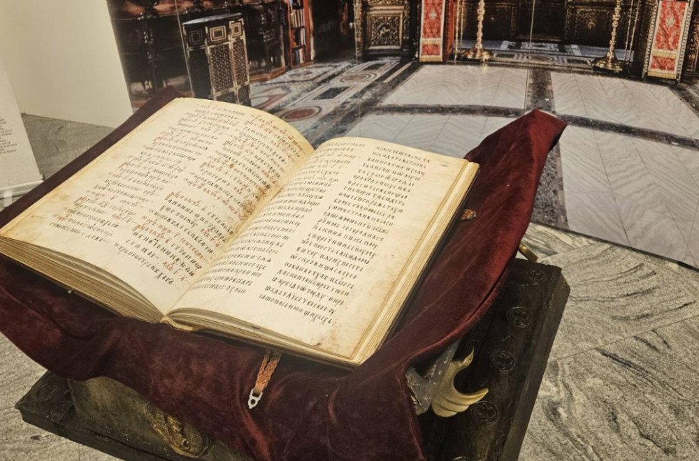 A unique opportunity to see live: Miroslav's Gospel exhibited in the National Museum VIDEO
