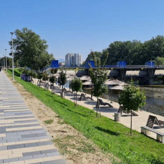 Trenutno zagađena Morava u Čačku: Uređuje se priobalje