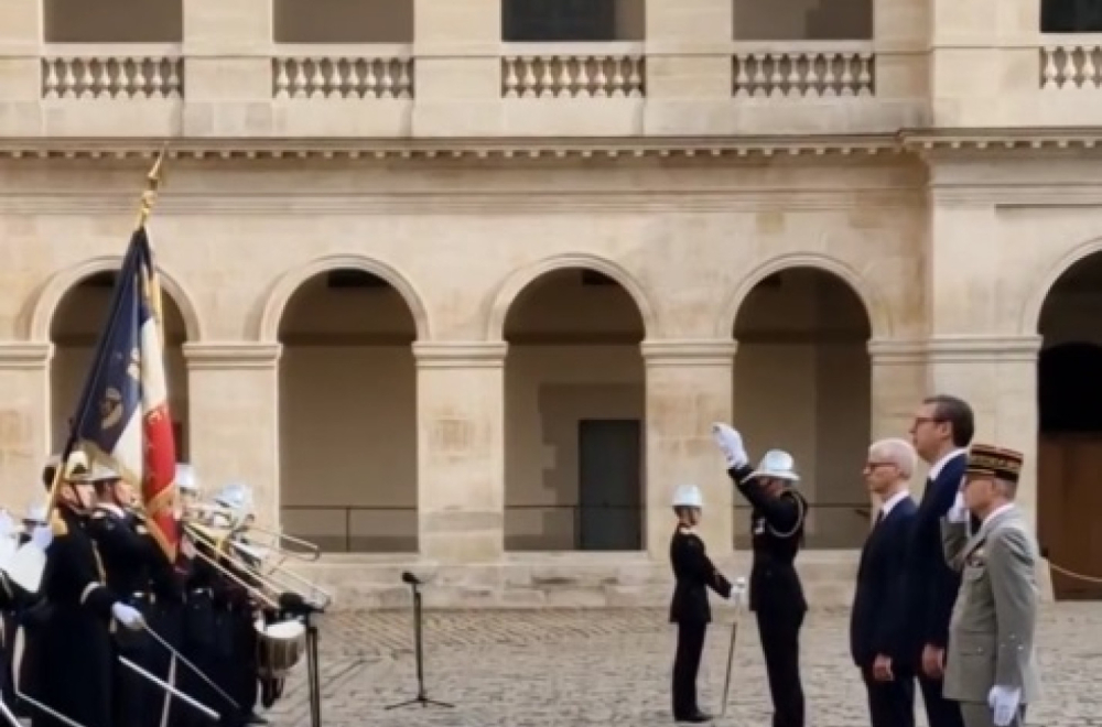 Vucic in Paris; Today with Macron
