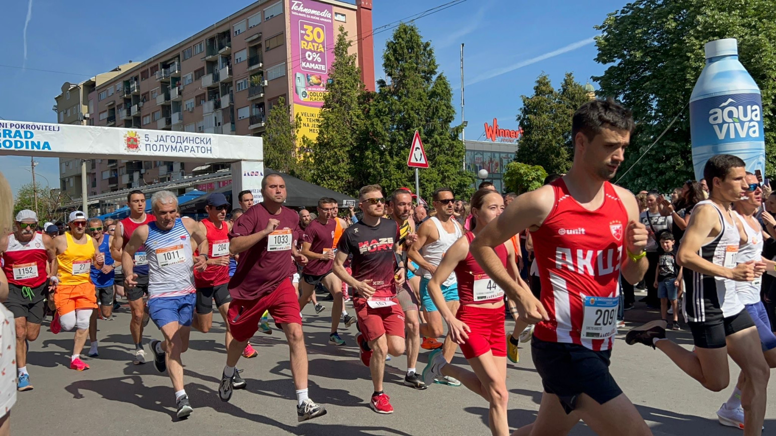 Rus Vjačeslav Sokolov oborio rekord Jagodinskog polumaratona FOTO