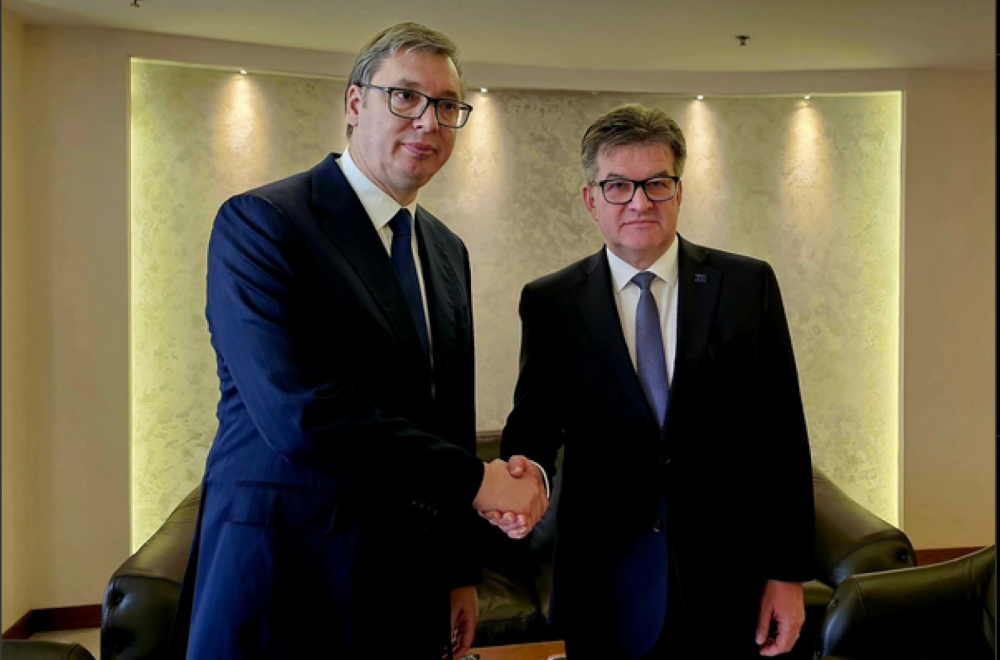 Vučić nakon sastanka sa Lajčakom u Mostaru: Nema povlačenja i kompromisa kada je reč o bezbednosti naroda FOTO