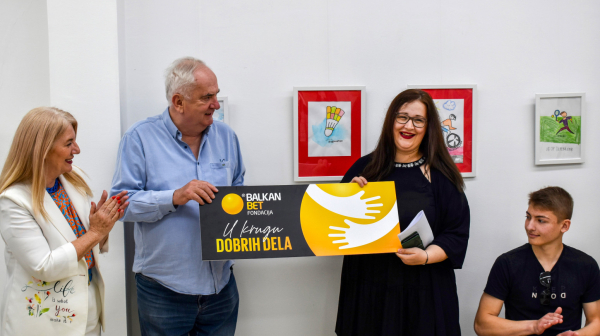 Fondacija Balkan Bet uručila donaciju  organizaciji "DAN" iz Niša