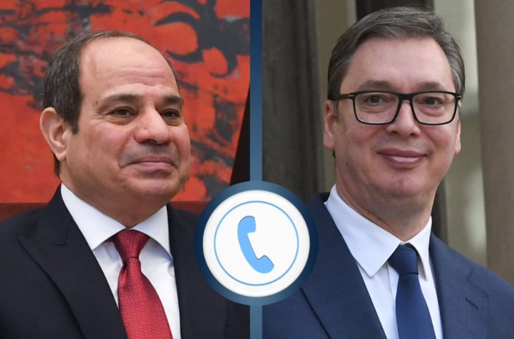 Vučić razgovarao sa Al Sisijem: Radujem se poseti Egiptu 10. juna FOTO