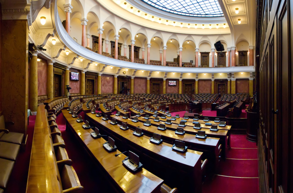 The Collegium of the National Assembly, scheduled by Ana Brnabić, started