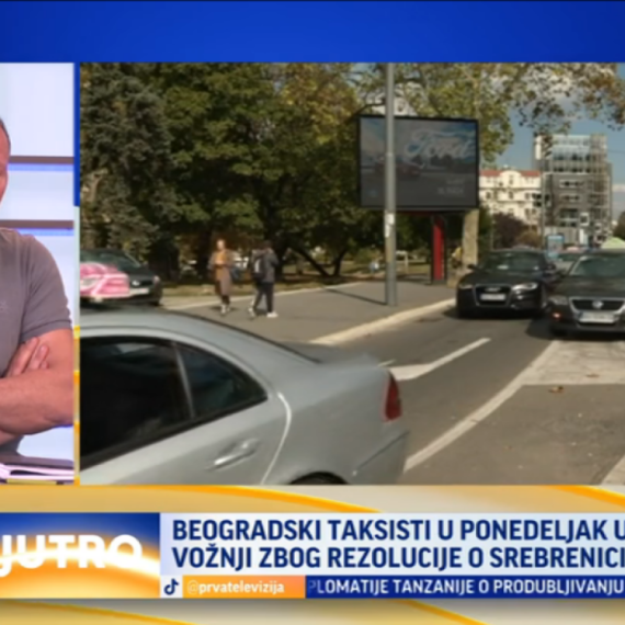 Najavljeno je: Taksisti uskoro protestuju zbog rezolucije o Srebrenici VIDEO