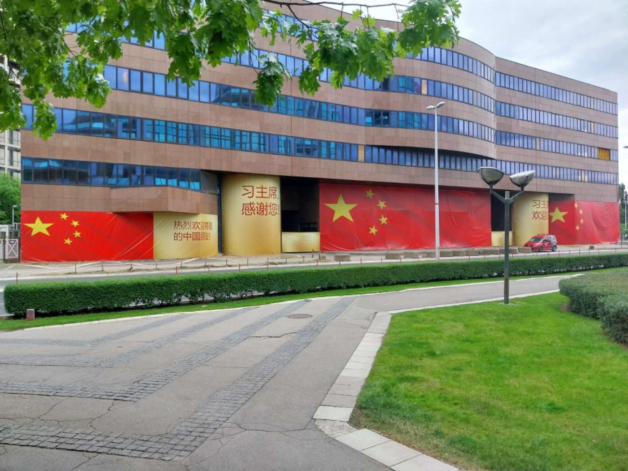 Everything is ready for the ceremony: Xi Jinping in Belgrade, historic visit PHOTO