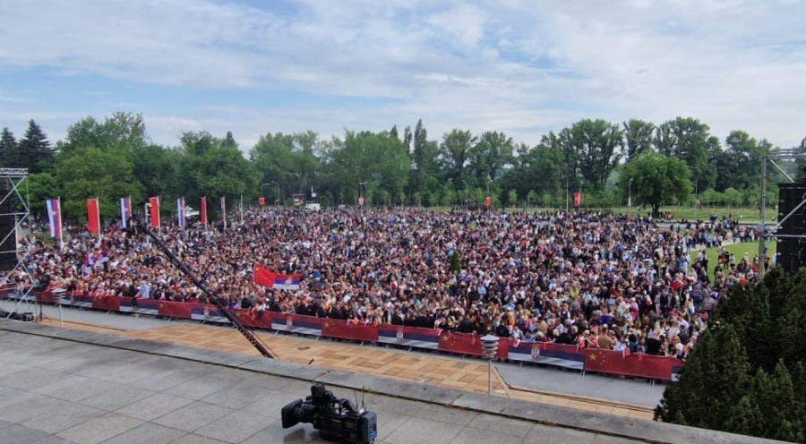 Everything is ready for the ceremony: Xi Jinping in Belgrade, historic visit PHOTO