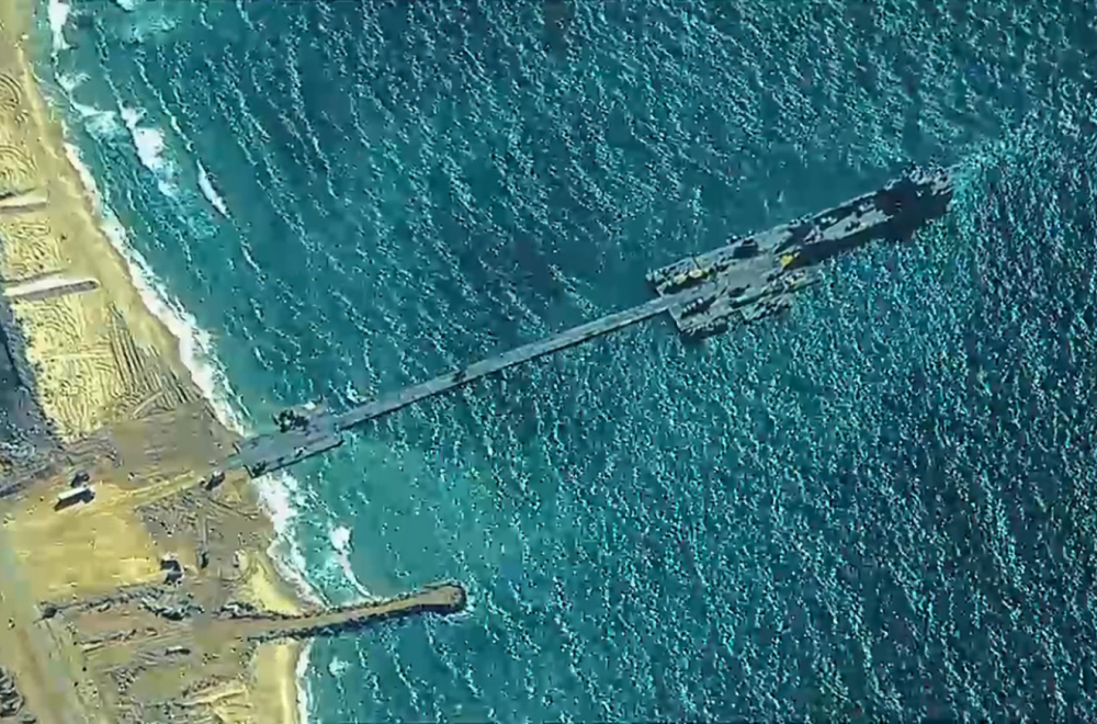 A new way of delivering aid to Gaza: The first contingent has arrived via a floating pier