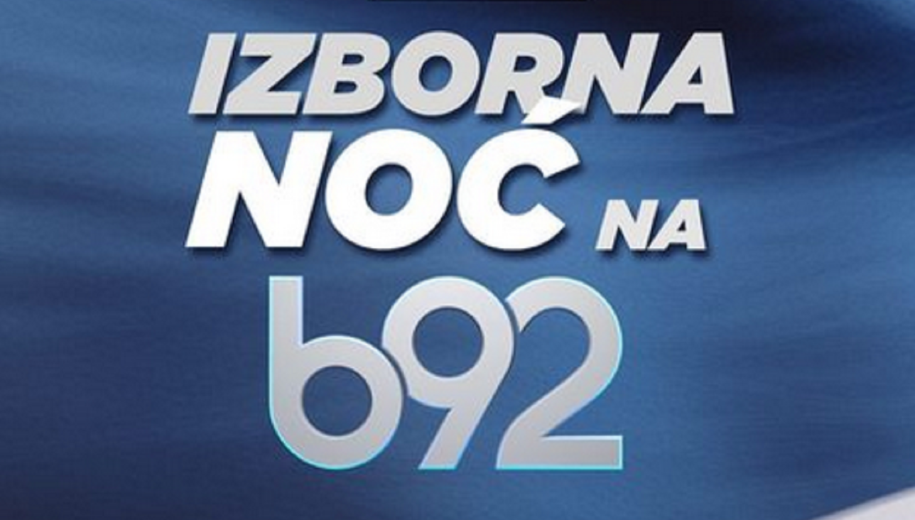 Prvi saznajte rezultate izbora na TV B92 VIDEO