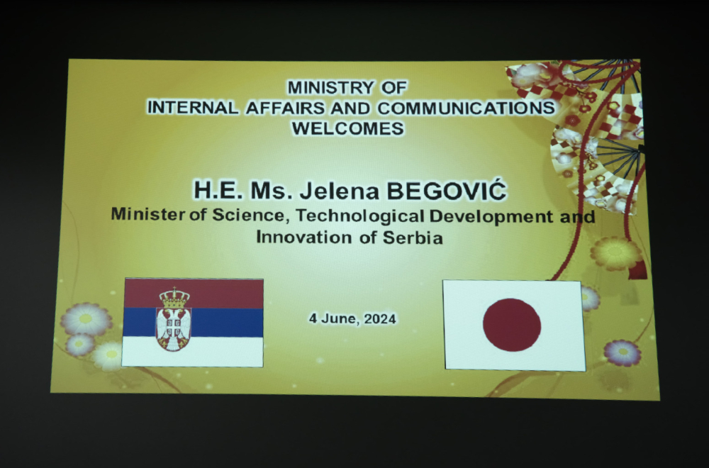 Begović i japanski ministar Macumoto: AI ima veliki potencijal da utiče na razvoj ekonomije i društva