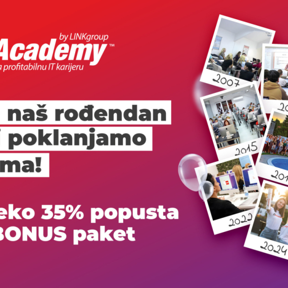 ITAcademy vam za svoj rođendan poklanja PREKO 35% POPUSTA i BONUS paket za besplatno doživotno školovanje