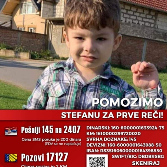 Stefan ne komunicira i ne odaziva se na svoje ime: Jedina nada su skupi tretmani matičnim ćelijama