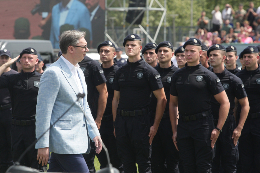 Vučić na centralnoj svečanosti Dana MUP-a: Svaki pedalj Srbije mora biti bezbedan FOTO