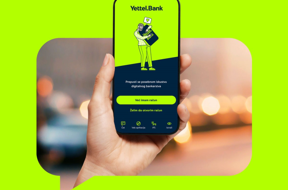 Preuzmite novu Yettel Bank mobilnu aplikaciju