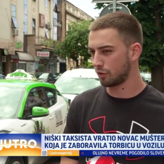 Gest za pohvalu: Evo kako se niški taksista poneo u neobičnoj situaciji VIDEO