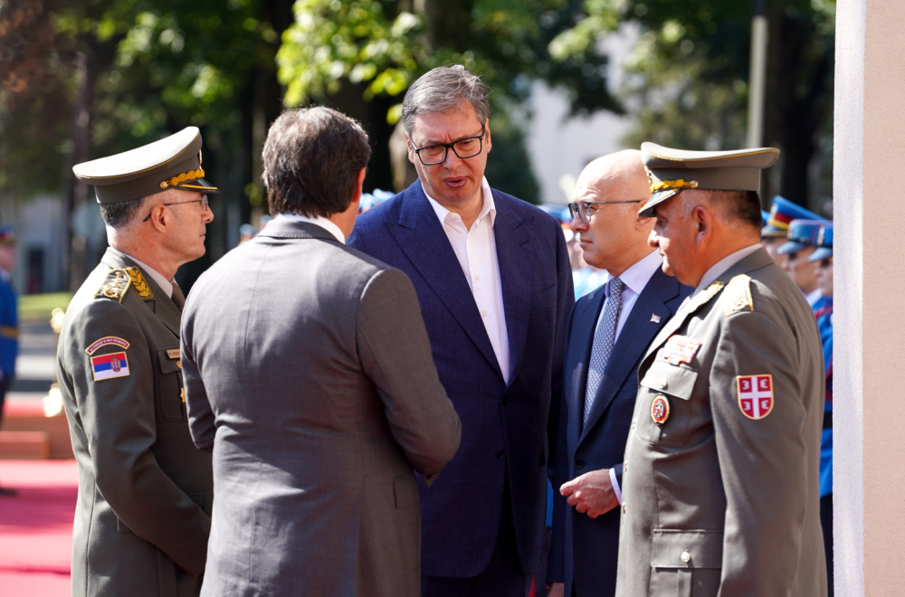 Vučić attends the exercise "Fire Strike 2024" in the Pasuljanske livade shooting range