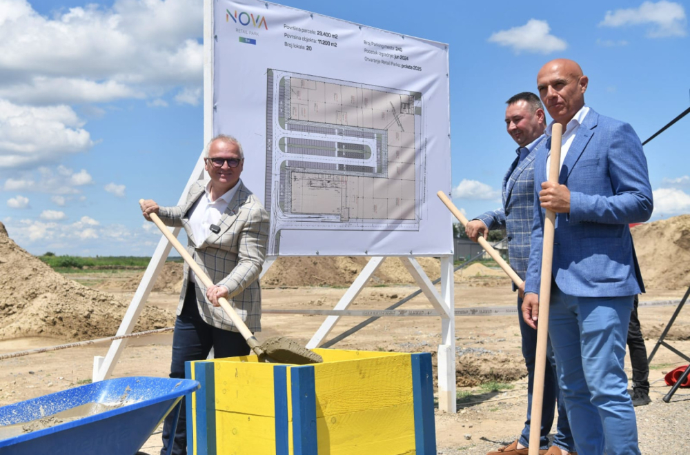 Položen kamen temeljac za izgradnju ritejl parka u Šidu