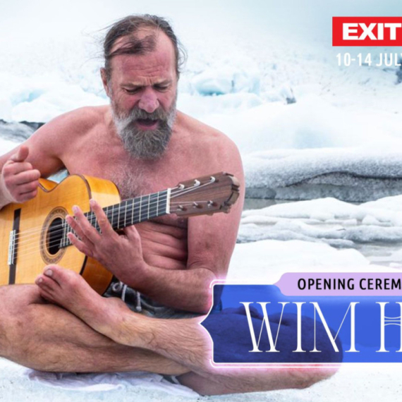 Wim Hof na otvaranju EXIT festivala