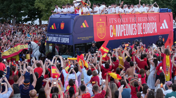 Madrid dočekao prvake Evrope – veliko slavlje Španaca VIDEO