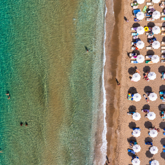 Biblijska pojava na poznatoj plaži: Jezivi snimci ogromnih insekata šokirali turiste VIDEO