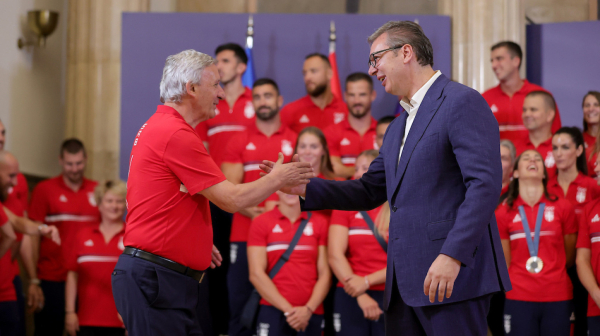 Vučić ugostio srpske olimpijce: "Napravili ste pobednike od svakog od nas"