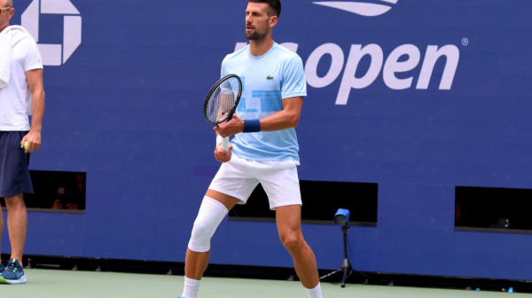 Novak trenirao sa mogućim rivalom u polufinalu VIDEO