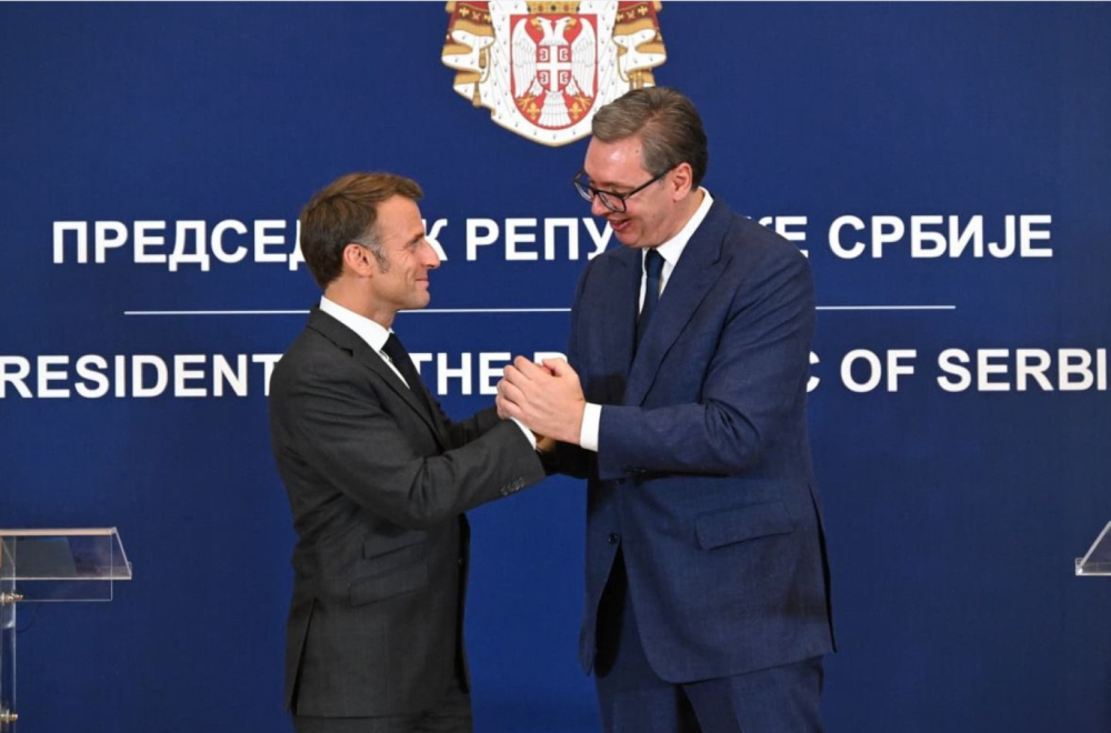 Macron congratulated Vučić Serbia's National Day PHOTO