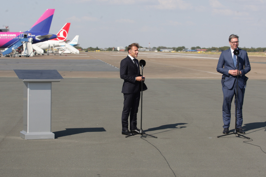 Vučić saw off Macron: Thank you very much for this visit; France and I are your friends PHOTO/VIDEO