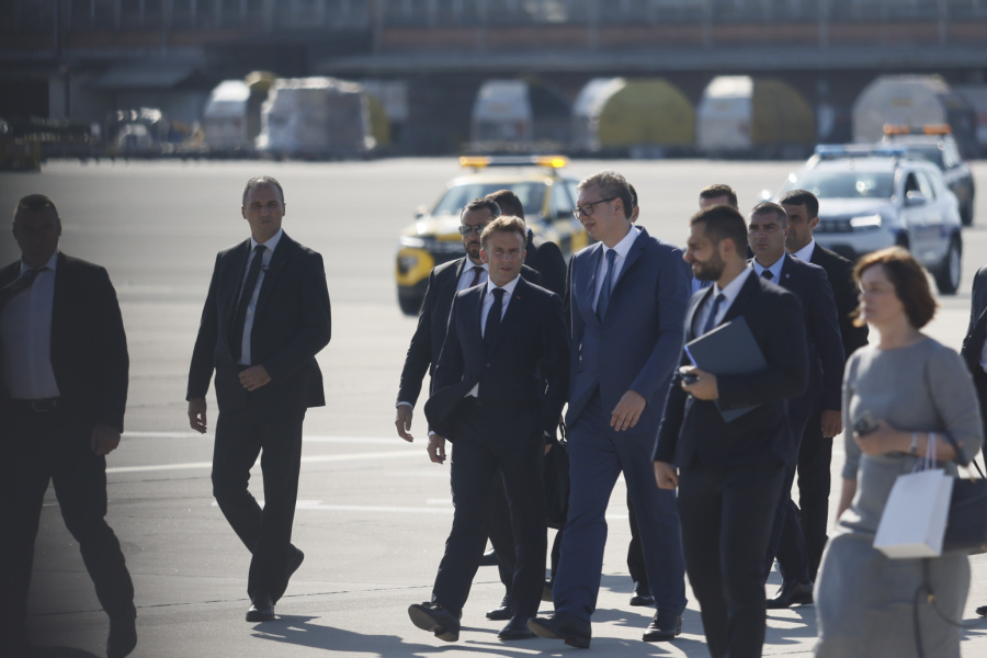 Vučić saw off Macron: Thank you very much for this visit; France and I are your friends PHOTO/VIDEO