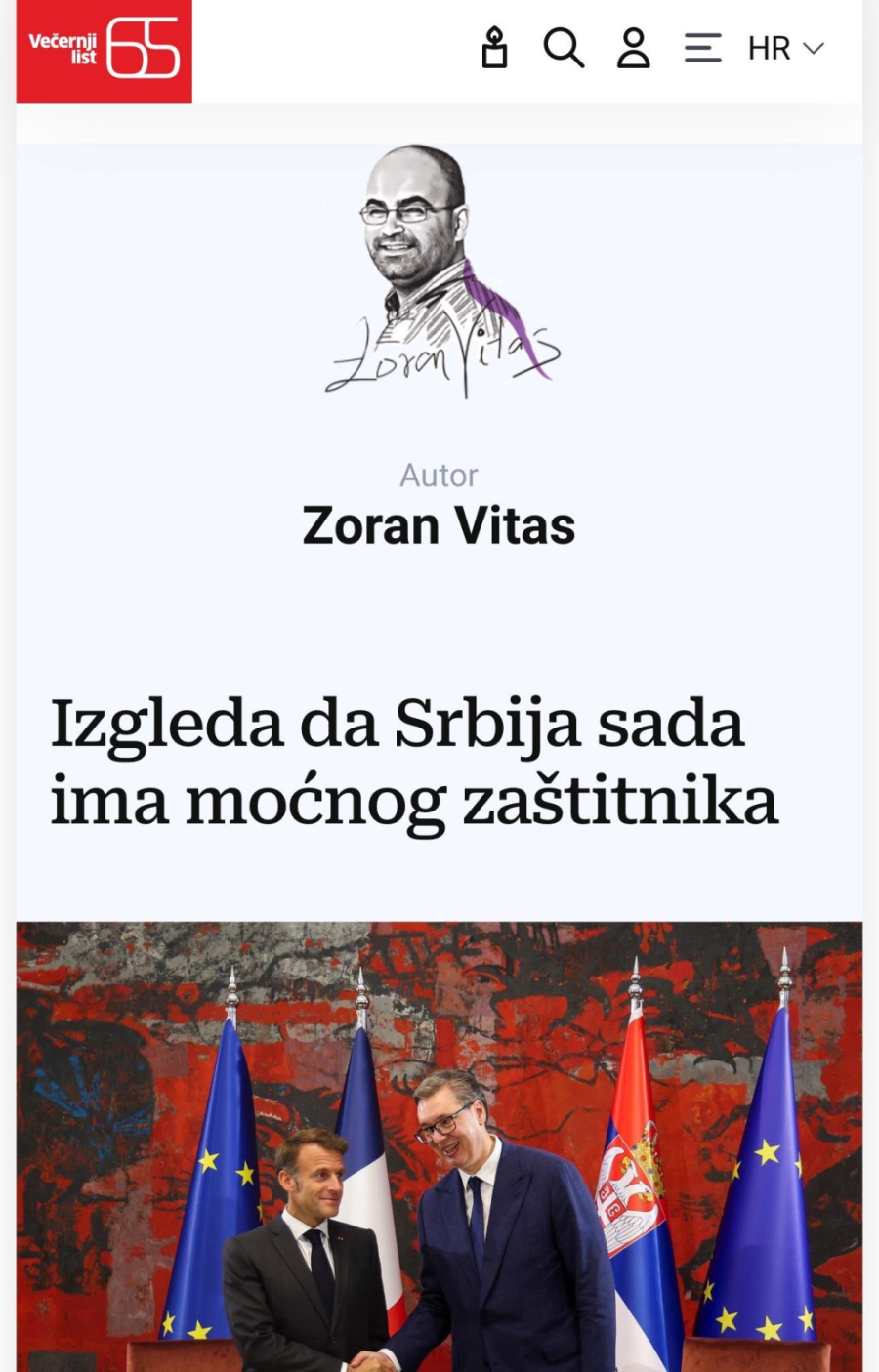 Panika: Hrvatski i islamistički mediji teško podneli Makronovu posetu i diplomatski uspeh Srbije FOTO