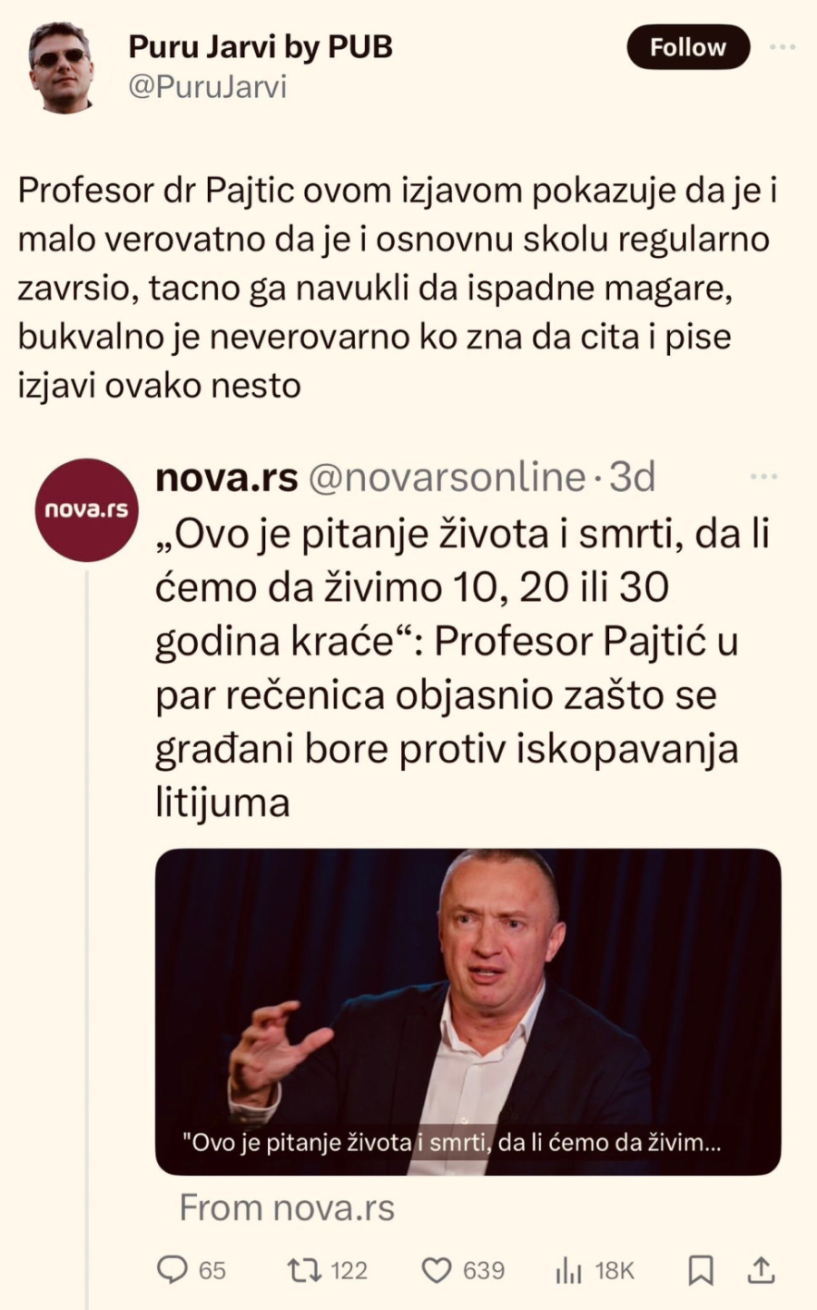 Pajtić dobio odgovor: Inženjer tehnologije izneo stav FOTO