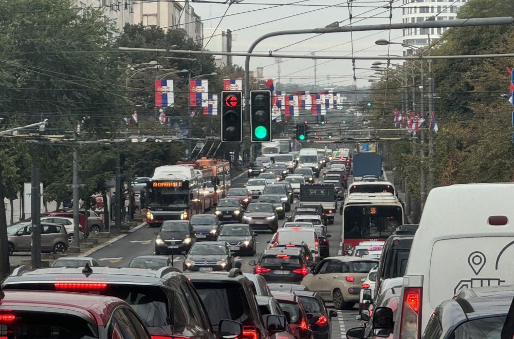 Collapse in Belgrade; traffic jam, everything's at a standstill PHOTO