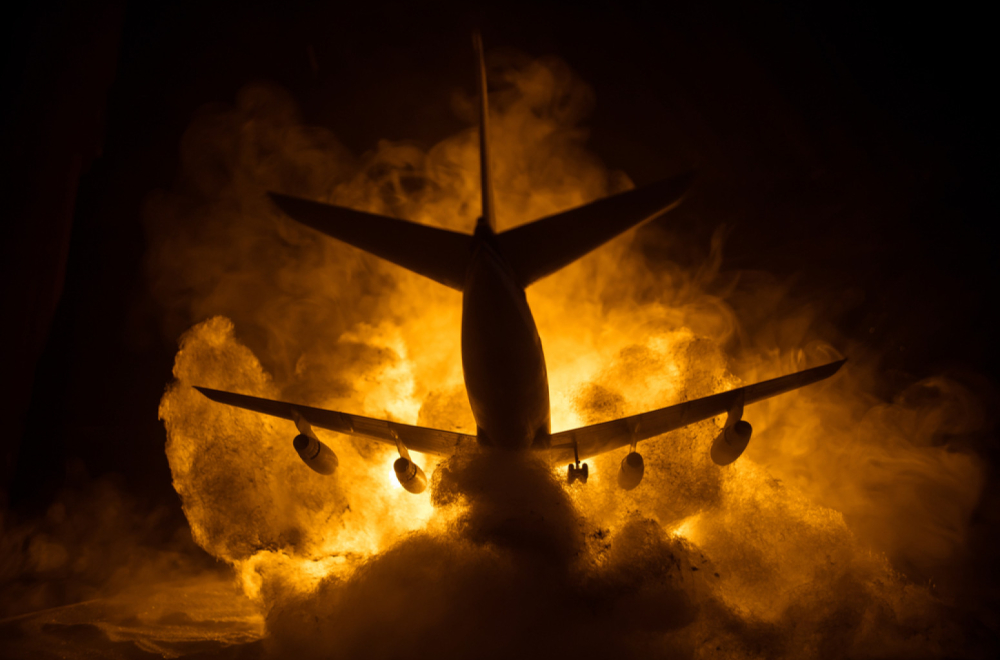 Užas na aerodromu: Avion se srušio tokom poletanja FOTO