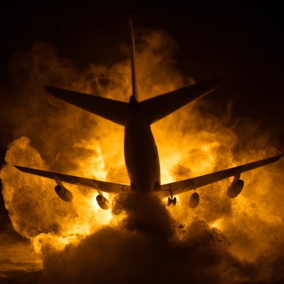 Užas na aerodromu: Avion se srušio tokom poletanja FOTO
