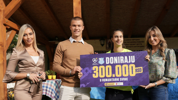 Veliko srce "romantičara" Aleksandra Đermanovića u akciji Mozzart superšut