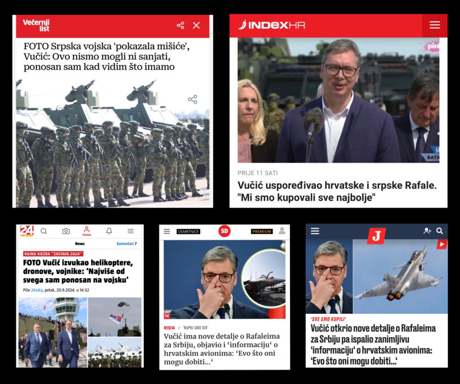 Srpska vojska pokazala mišiće: Hrvatski mediji ljubomorni, svi pišu o demonstraciji moći u Batajnici FOTO