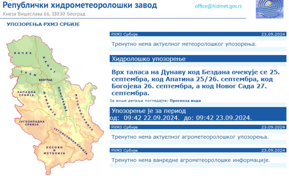 Građani Srbije ponovo upozoreni: U narednim danima...