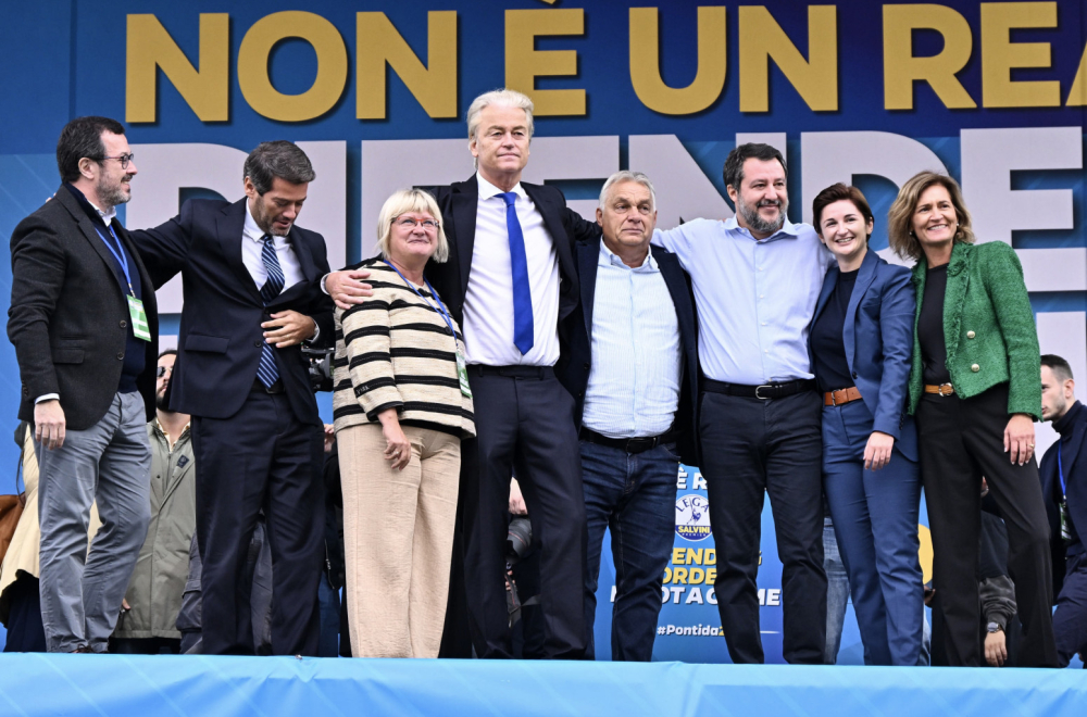 Patriote za Evropu se okupile u znak podrške ministru: Od kad je zločin braniti granicu? FOTO